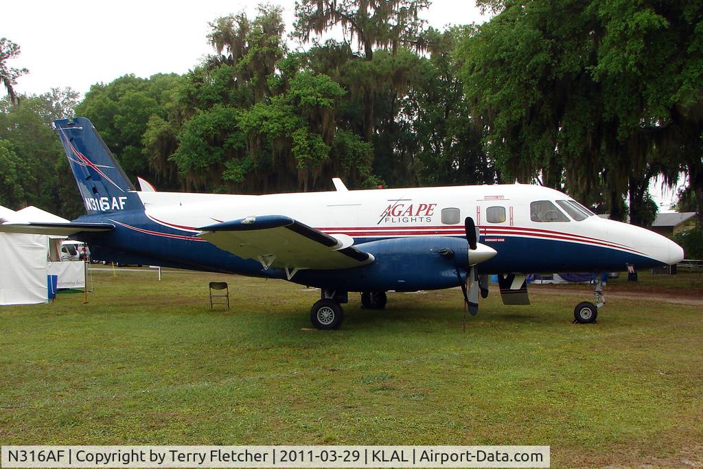 N316AF, 1980 Embraer EMB-110P1 Bandeirante C/N 110.271, 2011 Sun n Fun Static Display
