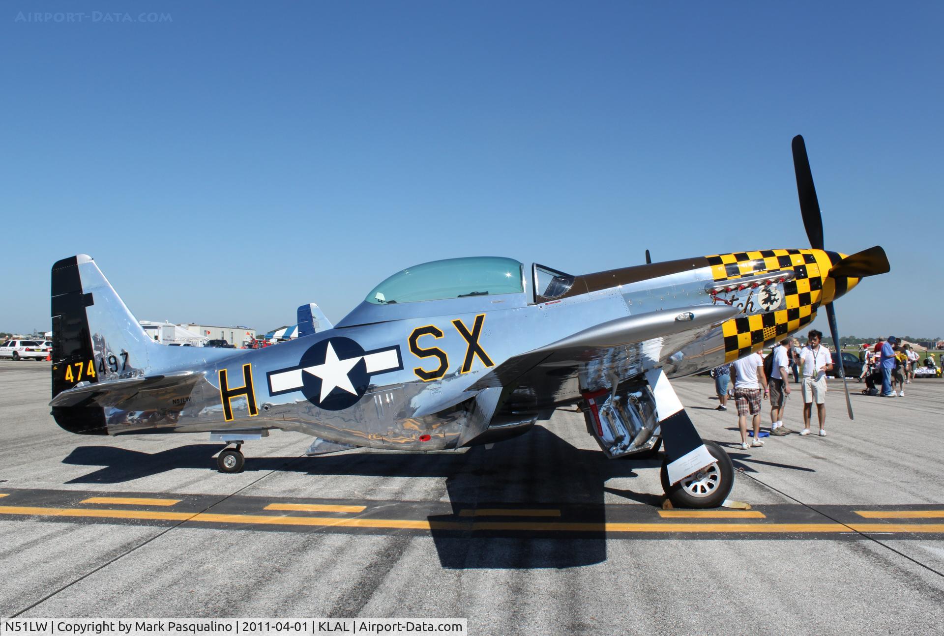 N51LW, 1962 North American P-51D Mustang C/N 122-41037, North American P-51D
