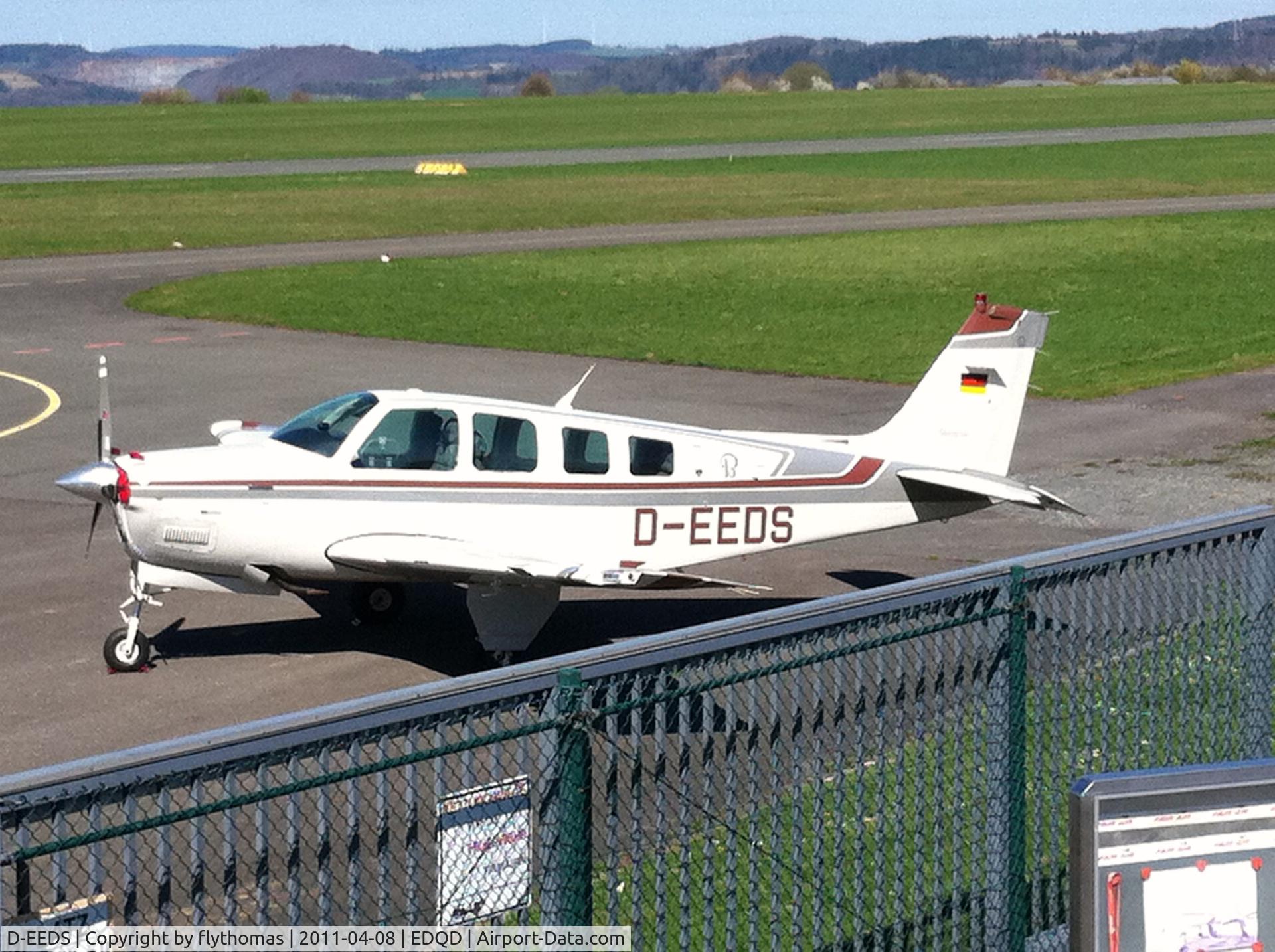 D-EEDS, Beechcraft A36AT Bonanza C/N E-2714, Beechcraft Bonanza Bayreuth Airport