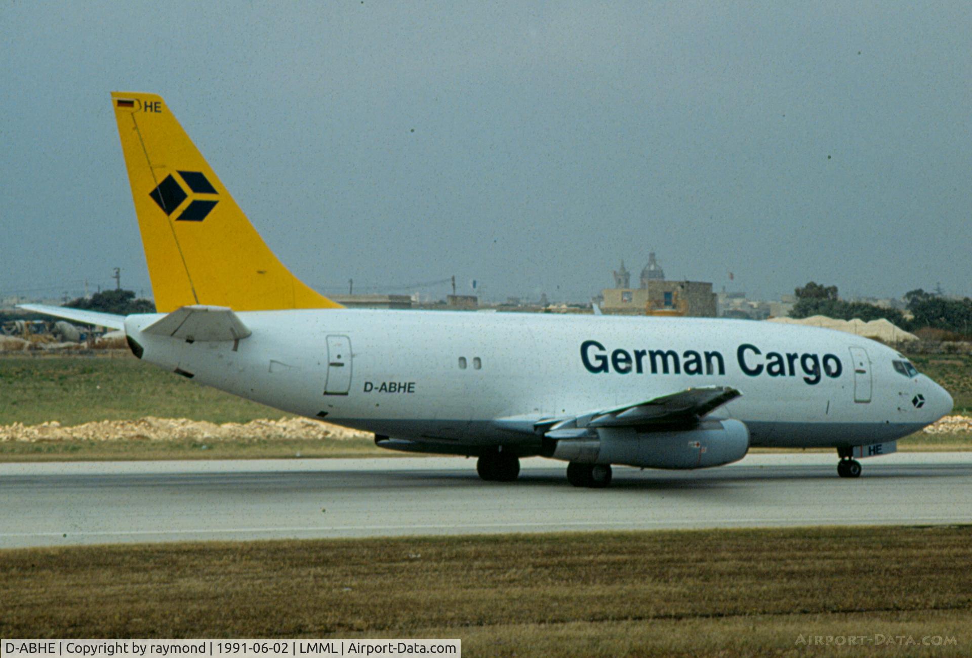 D-ABHE, 1971 Boeing 737-230C C/N 20258, B737-200 D-ABHE German Cargo