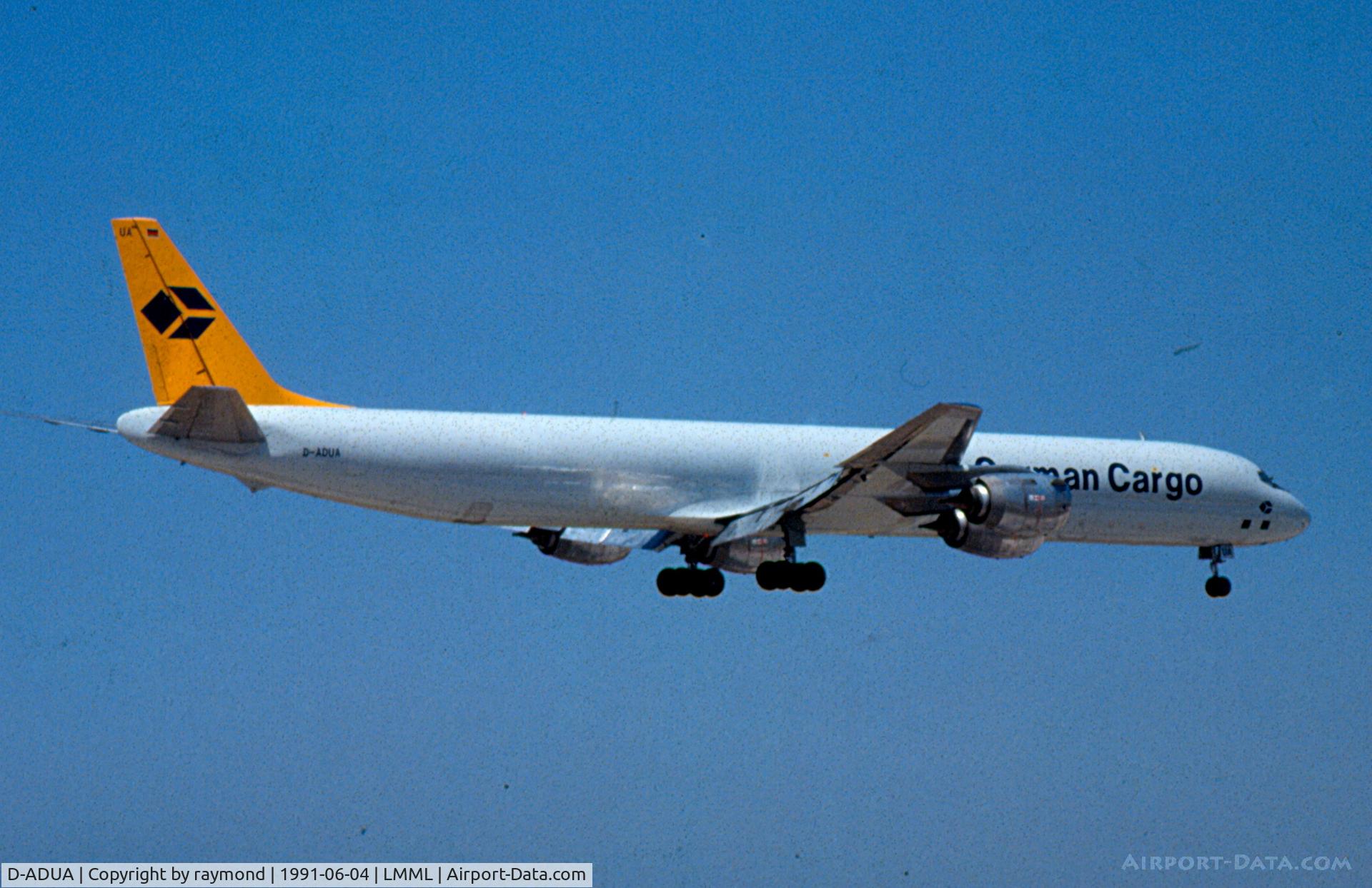 D-ADUA, 1969 Douglas DC-8-73F C/N 46003, DC8 D-ADUA German Cargo