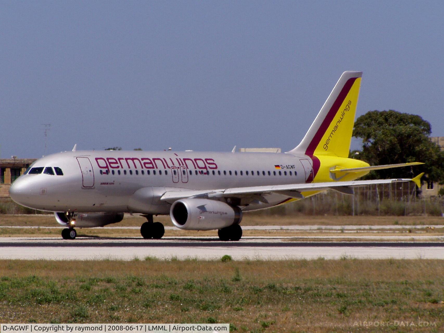 D-AGWF, 2007 Airbus A319-132 C/N 3172, A319 D-AGWF Germanwings