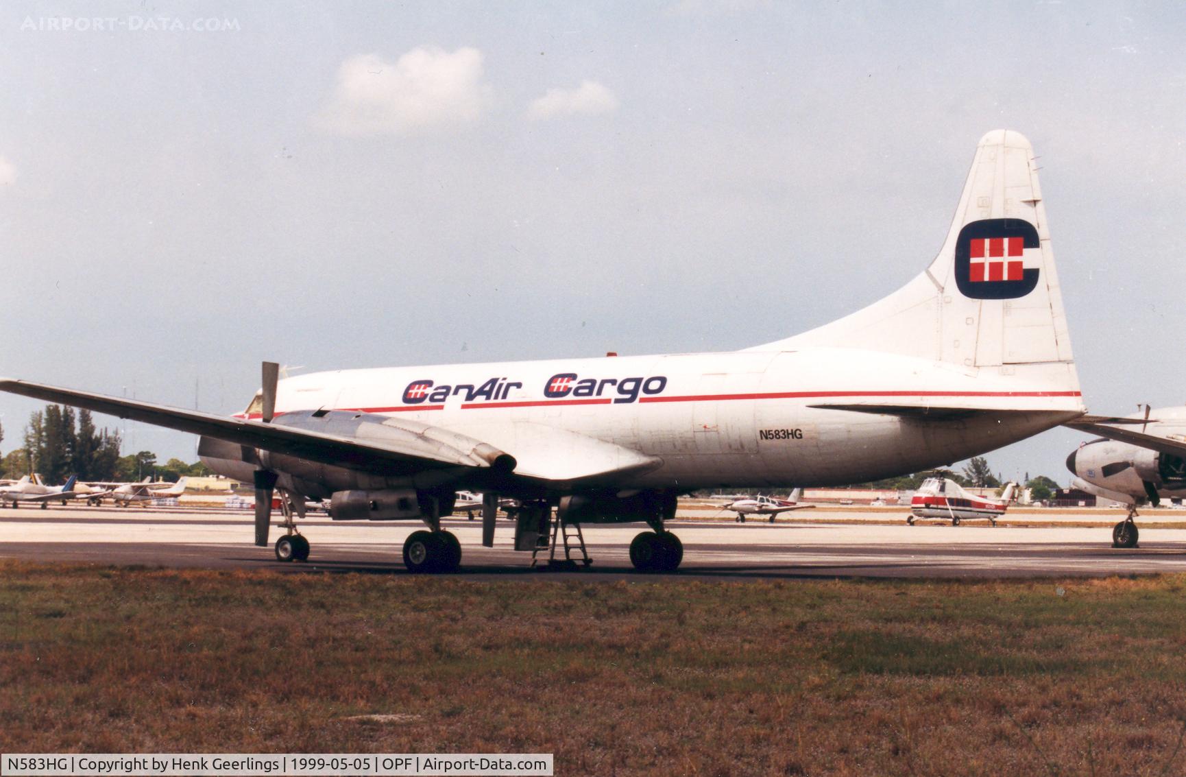 N583HG, 1953 Convair 580 C/N 65, CV580 , ex CanAir Cargo