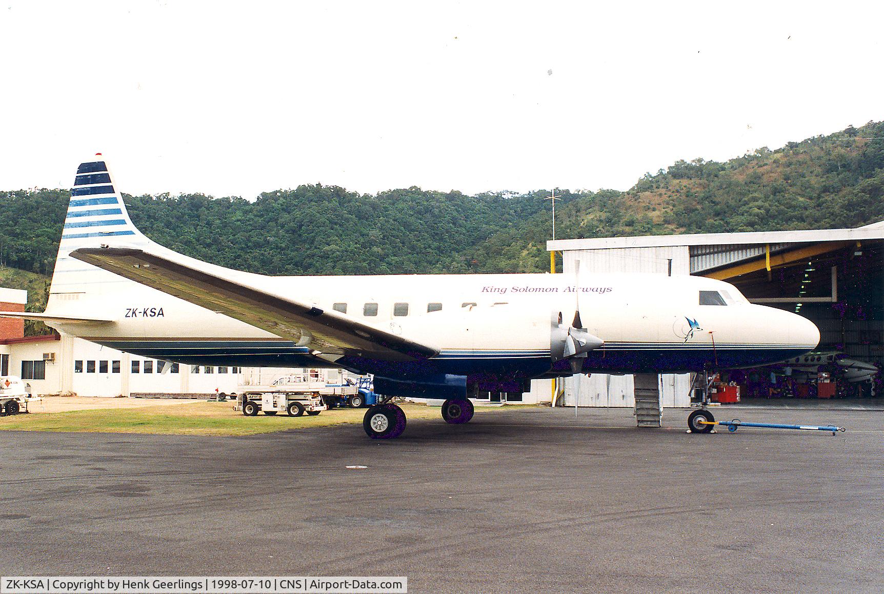 ZK-KSA, Convair 580 C/N 507, King Solomons Airways