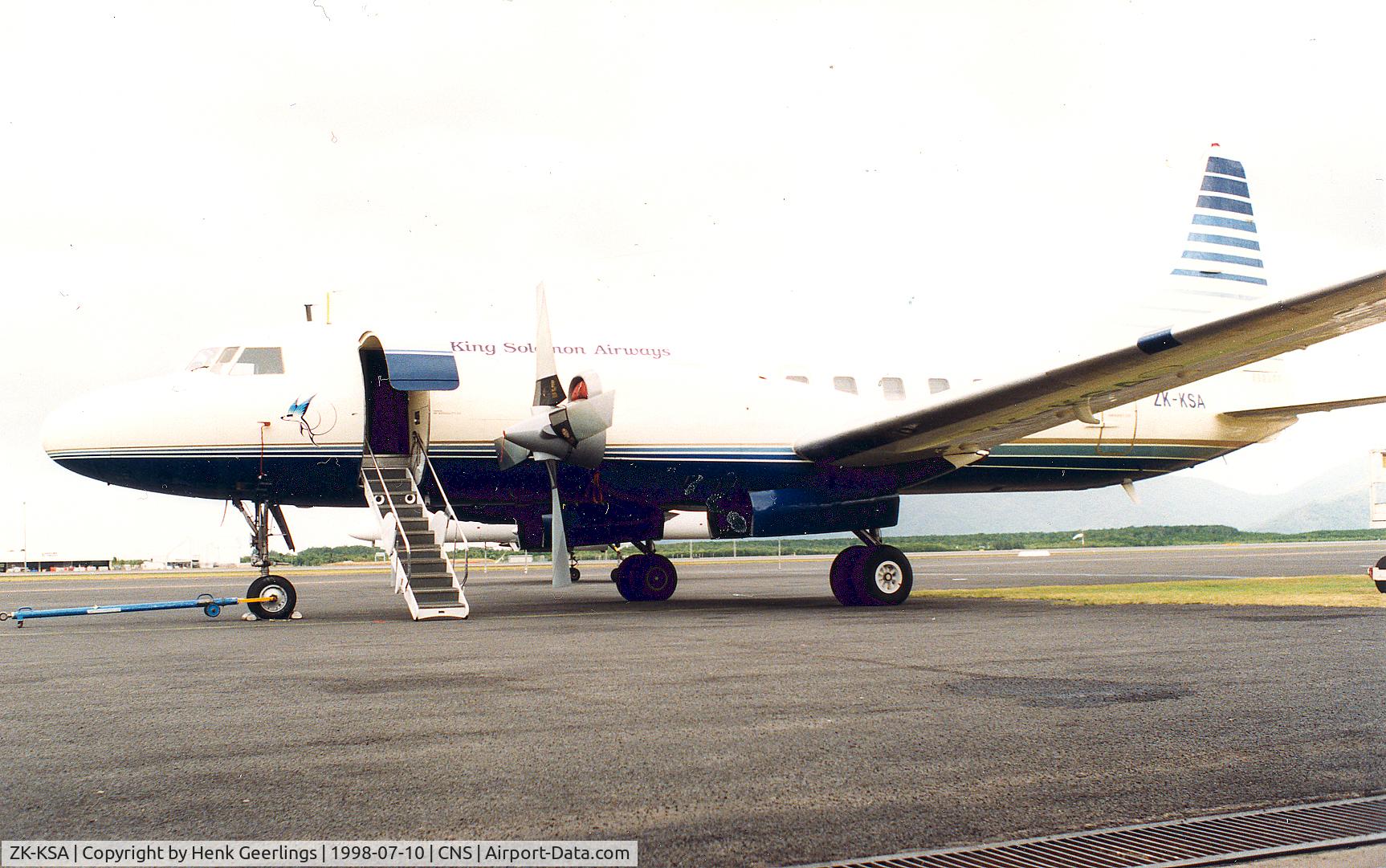 ZK-KSA, Convair 580 C/N 507, King Solomons Airways