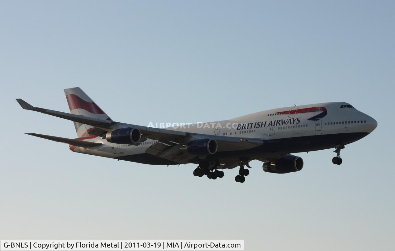 G-BNLS, 1991 Boeing 747-436 C/N 24629, British 747-400