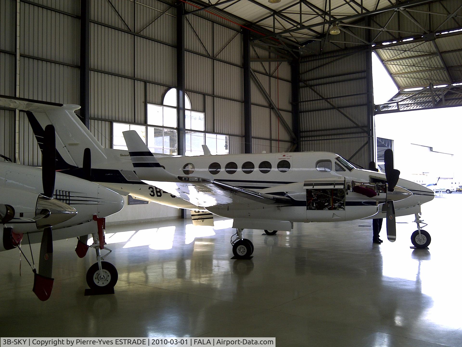 3B-SKY, 1990 Beech B200 King Air C/N BB-1363, 3B-SKY - BEECHCRAFT B.200 GTO WITH EXTENDED WINGS AND WINGLETS, BLACKHAWK PT6-52A CONVERSION & FULL RAISBECK