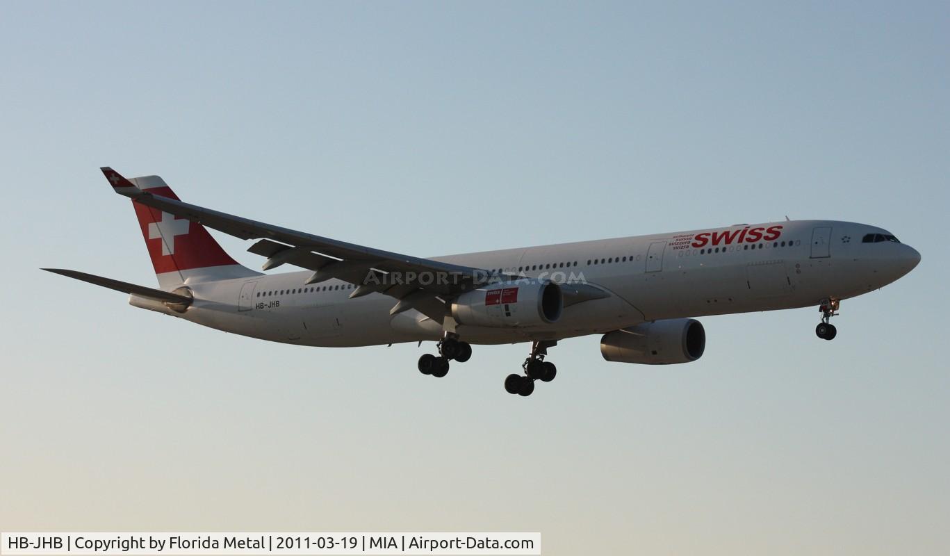 HB-JHB, 2009 Airbus A330-343X C/N 1018, Swiss A330