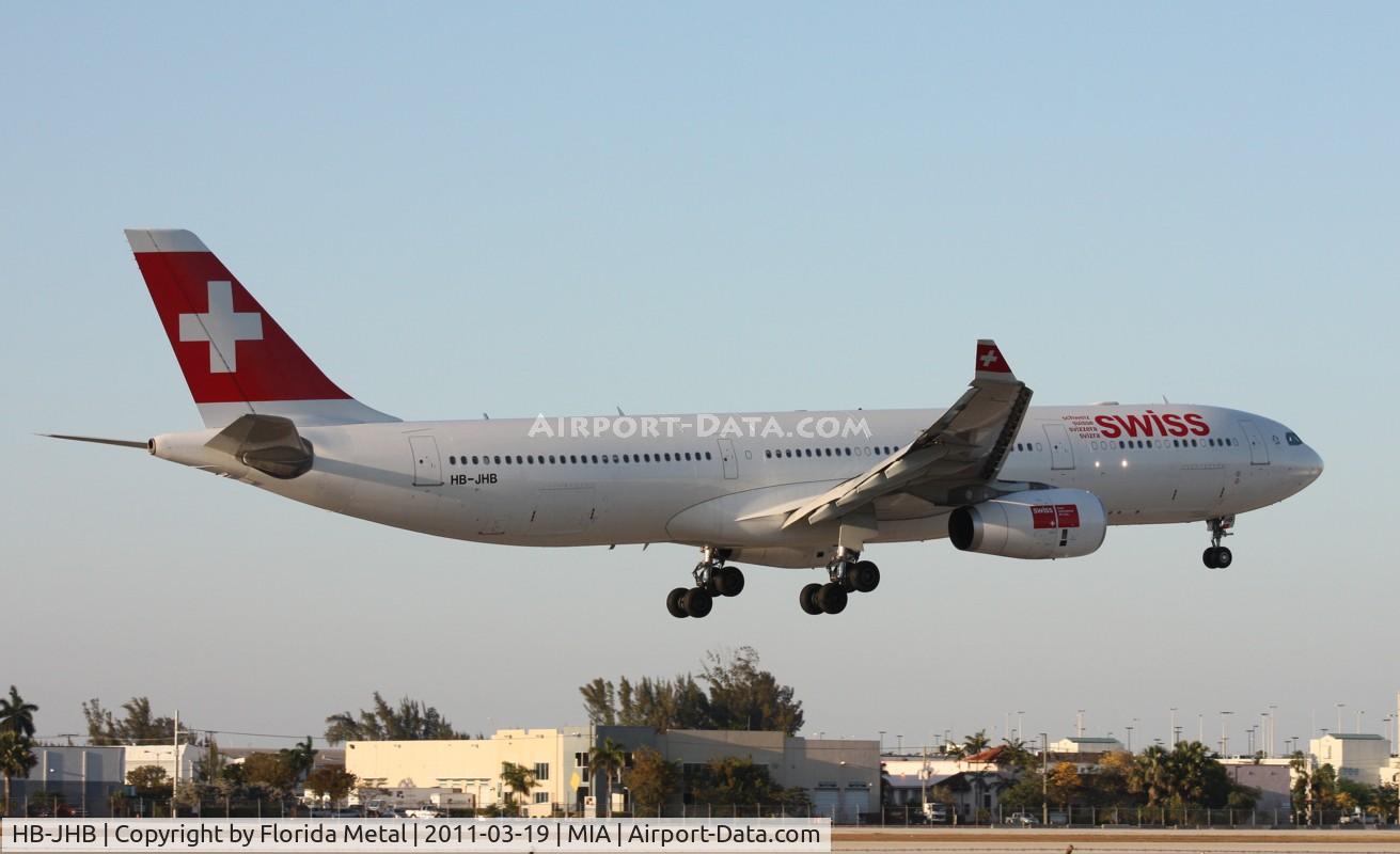 HB-JHB, 2009 Airbus A330-343X C/N 1018, Swiss A330