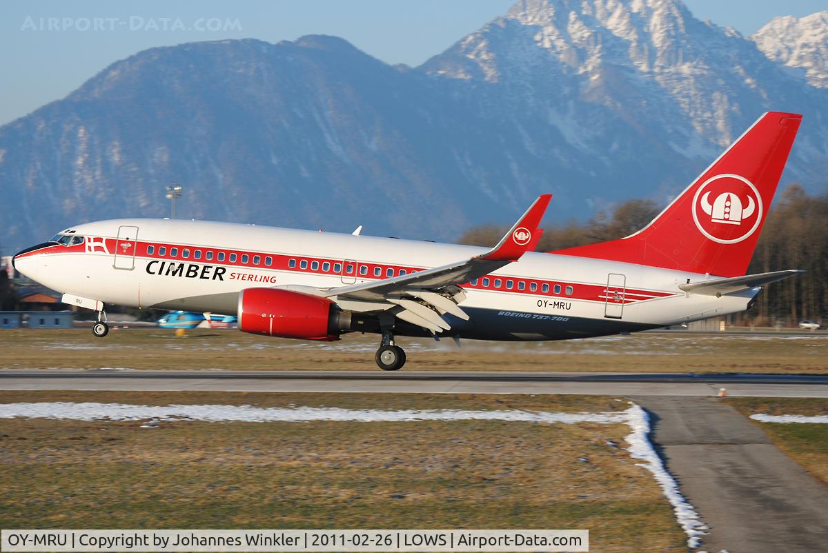 OY-MRU, 1999 Boeing 737-73S C/N 29079, Cimber Sterling B737