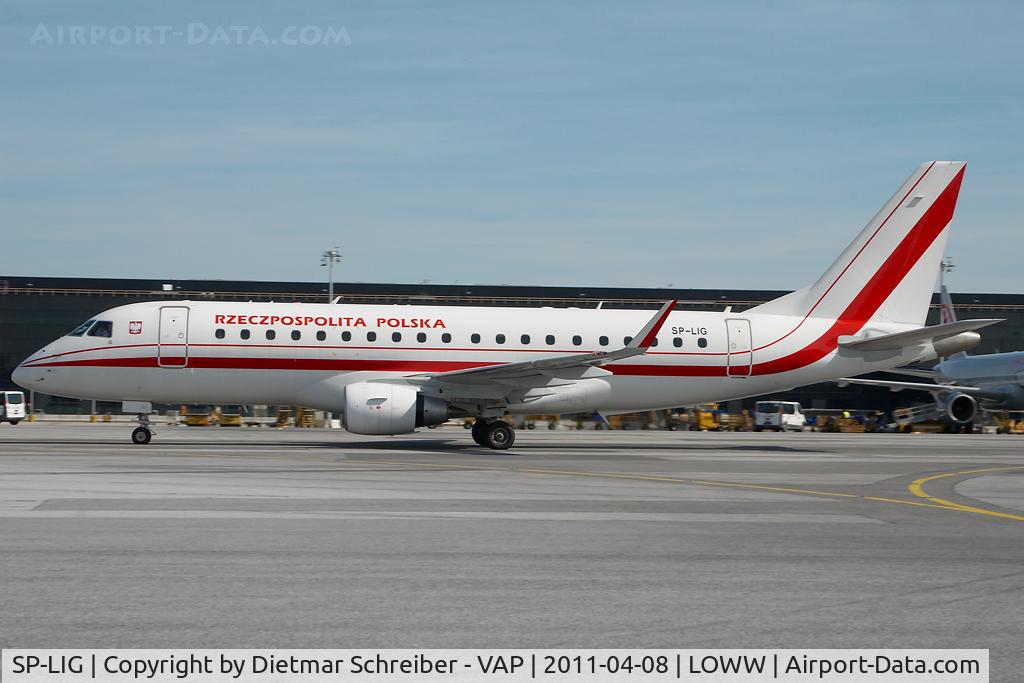 SP-LIG, 2009 Embraer 175LR (ERJ-170-200LR) C/N 17000283, Polish Air Force Embraer 175