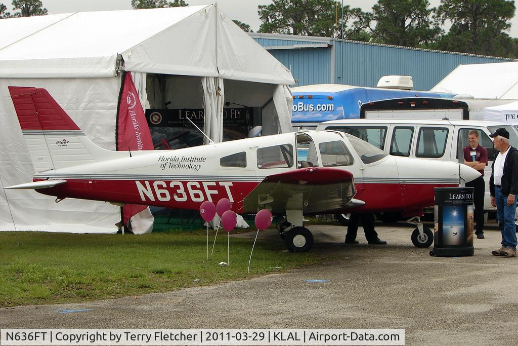 N636FT, 2008 Piper PA-28-161 C/N 2842310, 2011 Sun n Fun Static Display