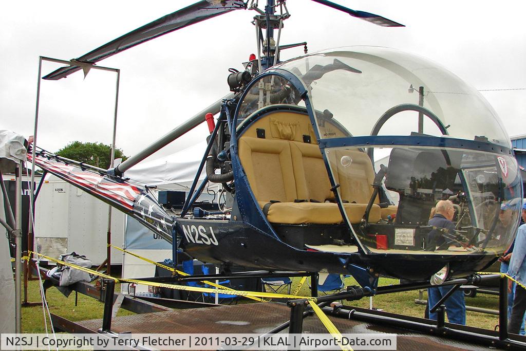 N2SJ, 1952 Hiller UH-12B C/N 443, 2011 Sun n Fun Static Display