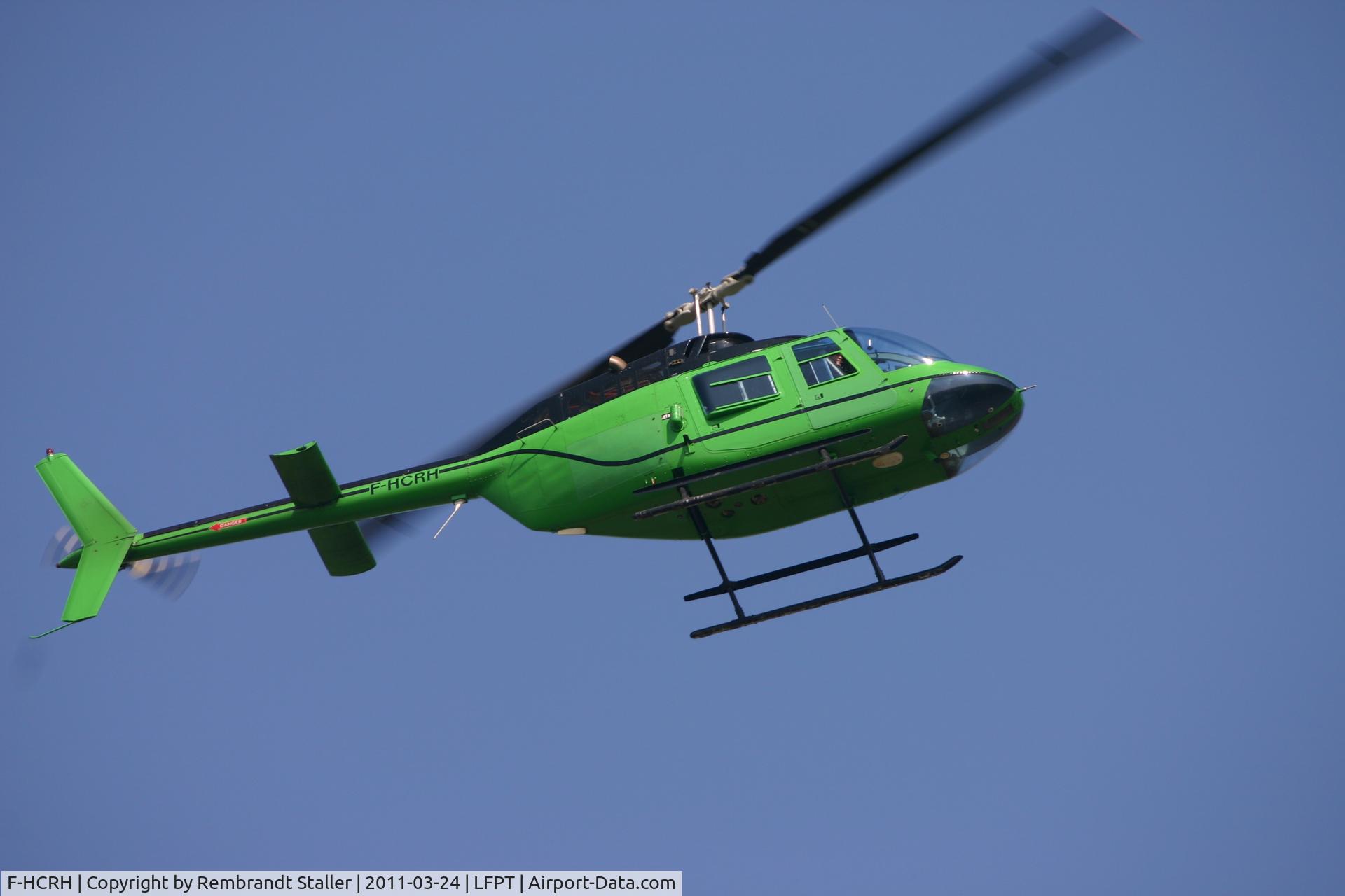 F-HCRH, Bell 206B JetRanger II C/N 1897, Take-off in sunny skies