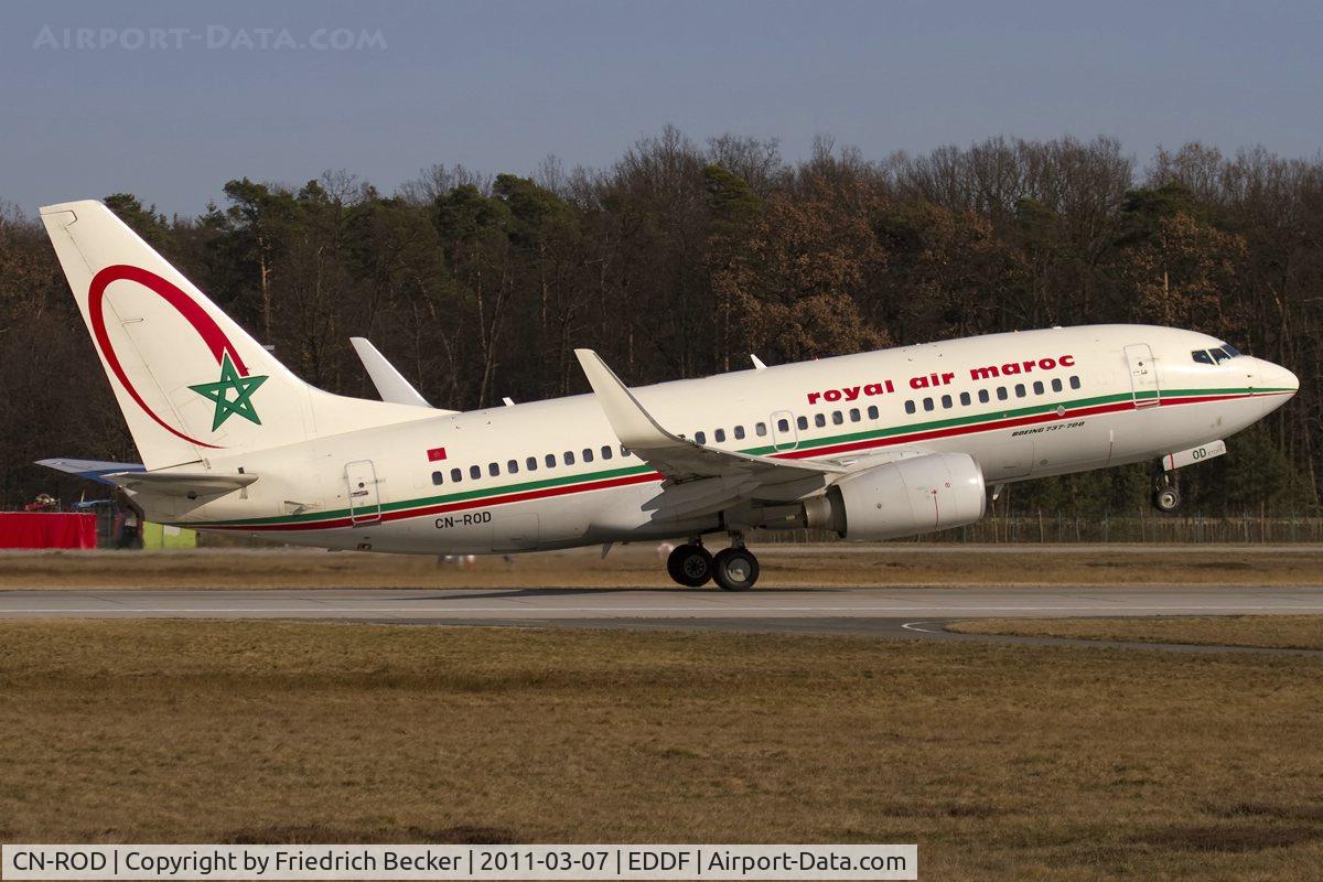 CN-ROD, 2006 Boeing 737-7B6 C/N 33062, departure via RW18W