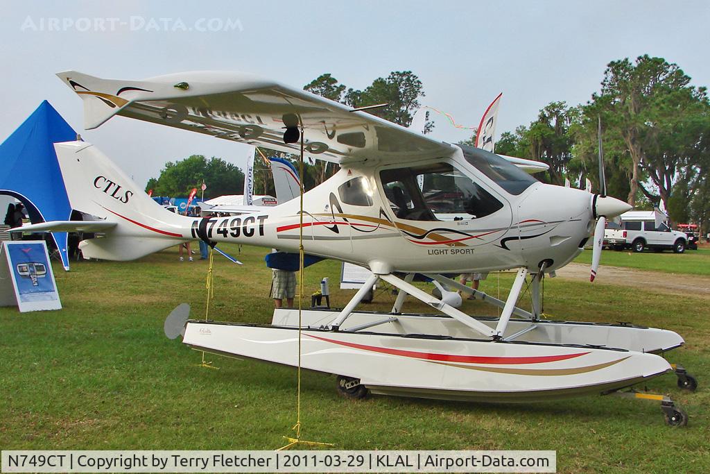 N749CT, Flight Design CTLS C/N F-10-01-02, 2011 Sun n Fun Static Display