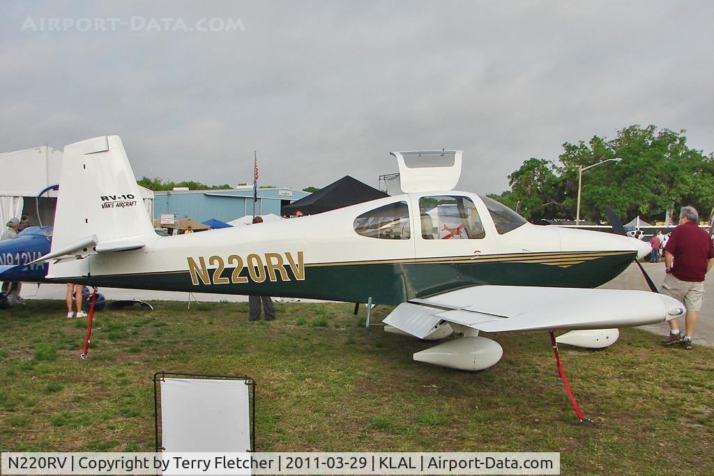 N220RV, 2004 Vans RV-10 C/N 40210, 2011 Sun n Fun Static Display