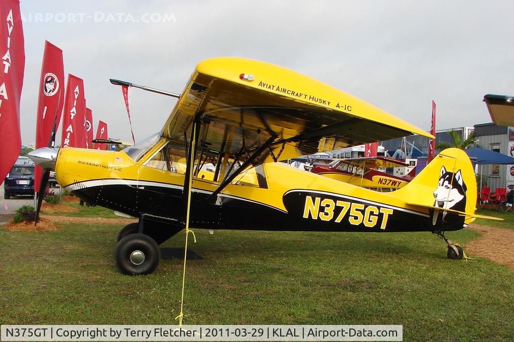 N375GT, Aviat A-1C-200 Husky C/N 3106, 2011 Sun n Fun Static Display