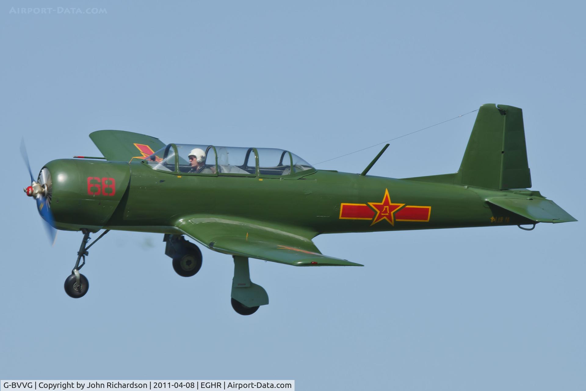 G-BVVG, 1966 Nanchang CJ-6A Chujiao C/N 2751219, Finals runway 24