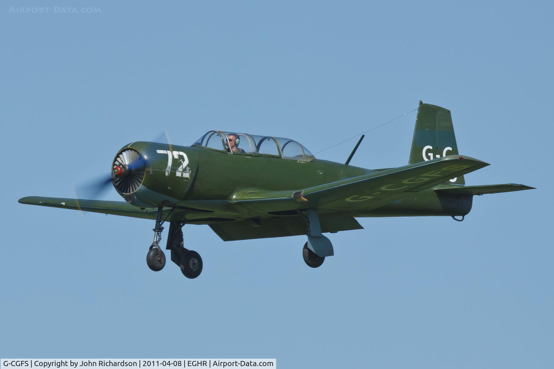 G-CGFS, 1988 Nanchang CJ-6A Chujiao C/N 4532008, Finals runway 24