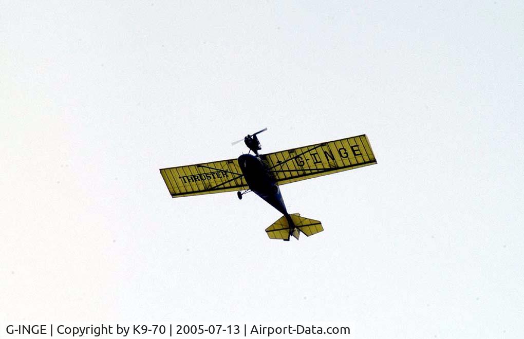 G-INGE, 1999 Thruster T600N C/N 9039-T600N-033, Flying overhead near Tandagree N.I.