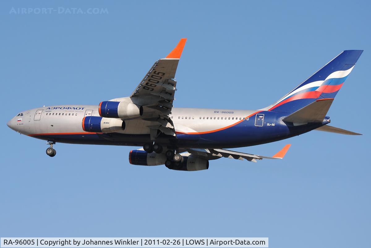 RA-96005, 1991 Ilyushin Il-96-300 C/N 74393201002, Aeroflot IL-96