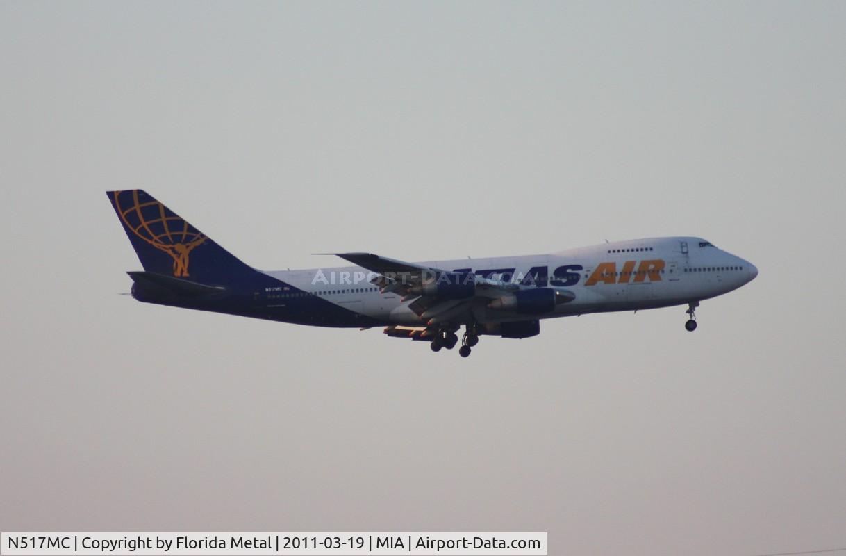 N517MC, 1985 Boeing 747-243B C/N 23300, Atlas 747-200