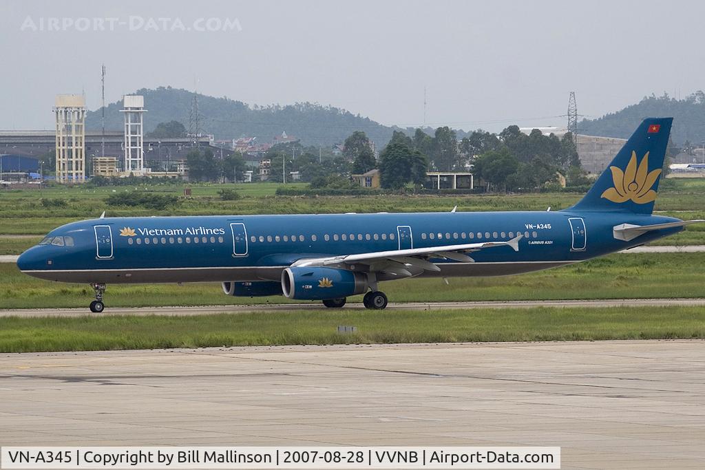 VN-A345, 2004 Airbus A321-231 C/N 2261, very hard to get pics in HAN