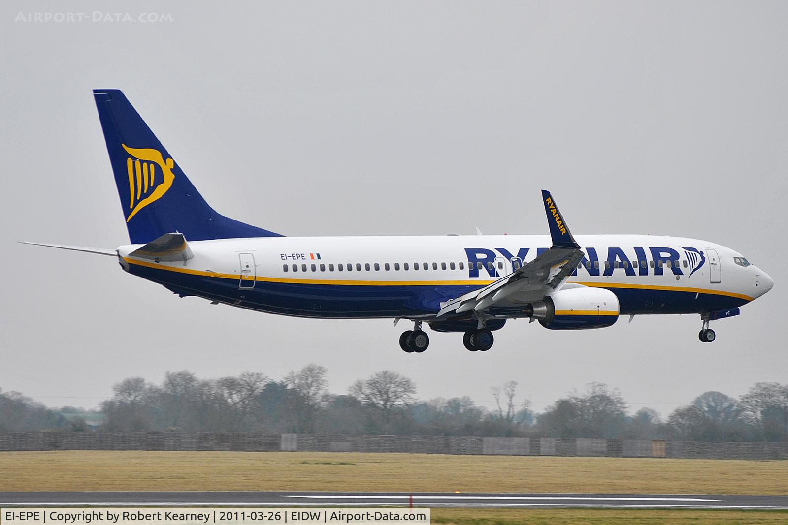 EI-EPE, 2011 Boeing 737-8AS C/N 34984, Fresh from Boeing Field on delivery