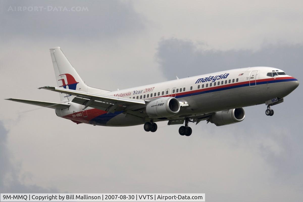 9M-MMQ, 1993 Boeing 737-4H6 C/N 27087, Malaysia Year 2007 livery