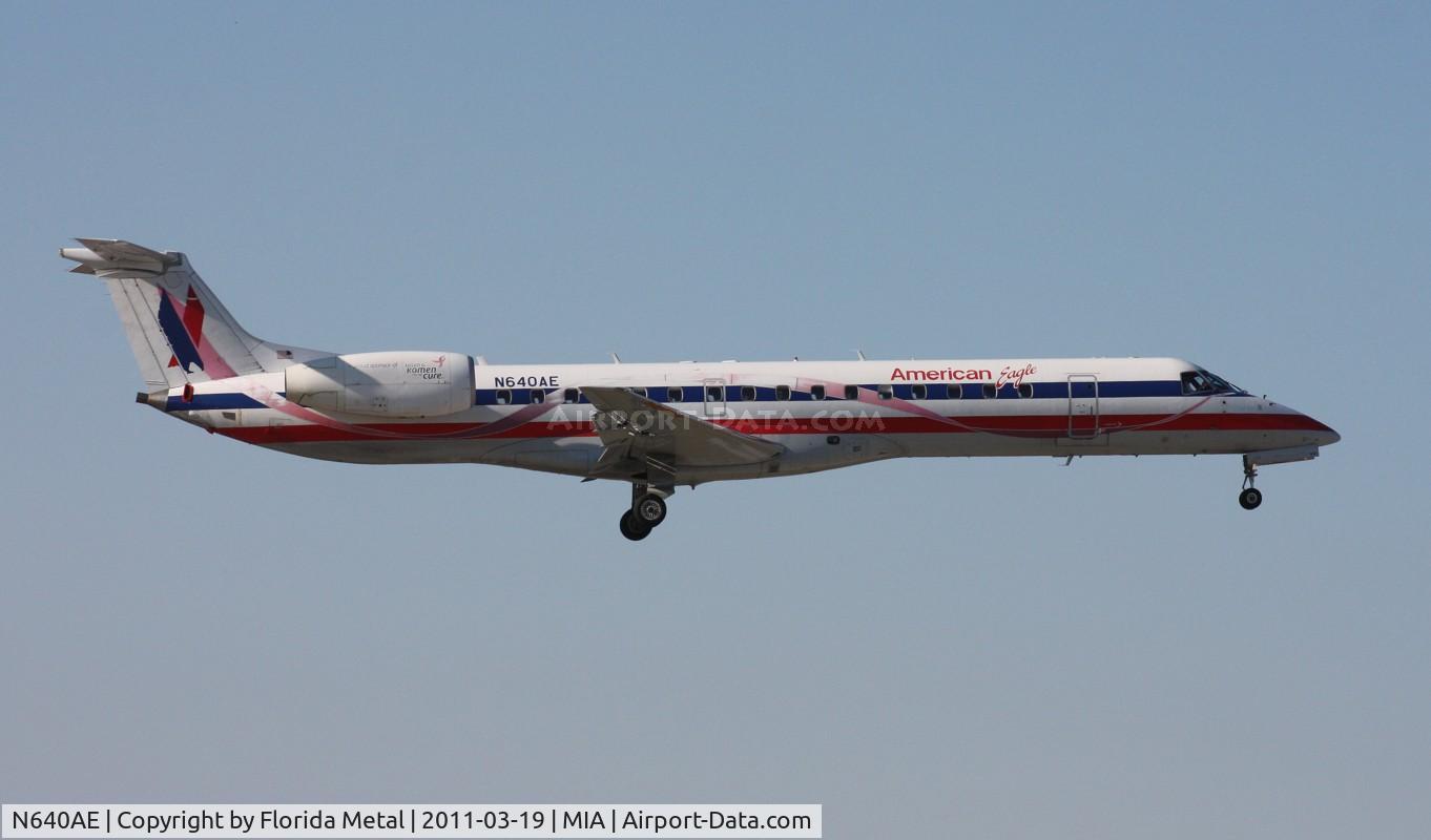 N640AE, 1999 Embraer ERJ-145LR (EMB-145LR) C/N 145183, American Eagle E145