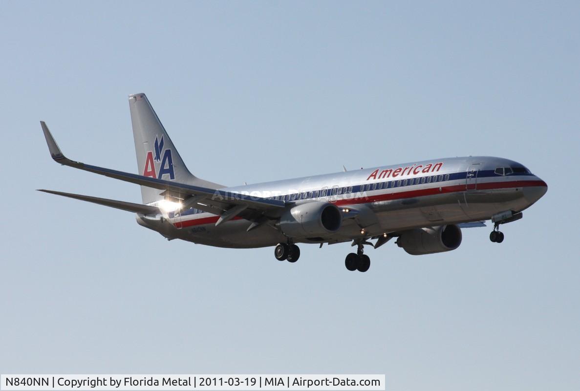 N840NN, 2010 Boeing 737-823 C/N 33518, American 737-800