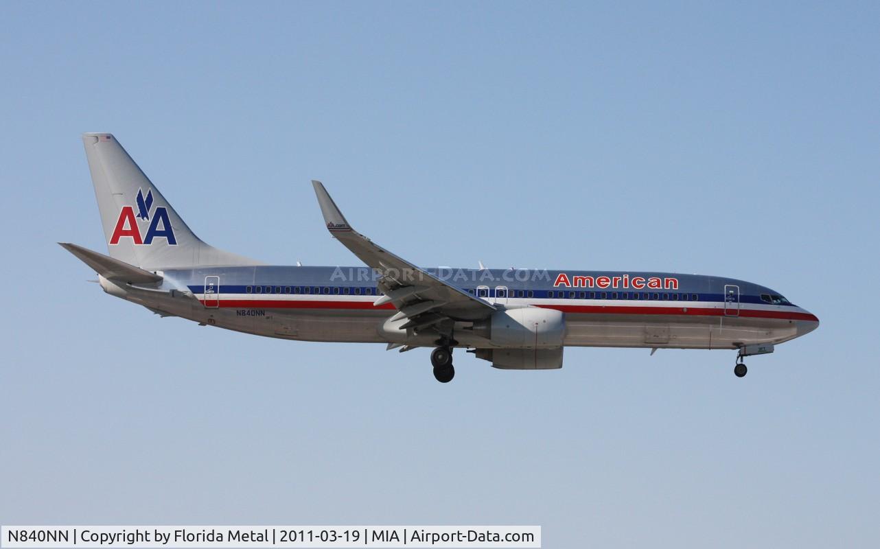 N840NN, 2010 Boeing 737-823 C/N 33518, American 737-800