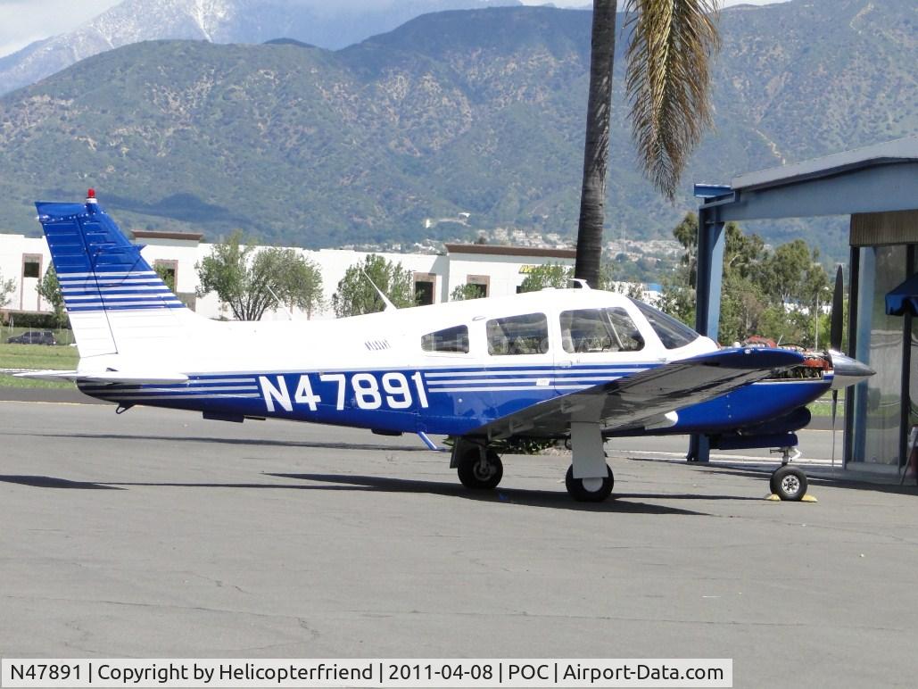 N47891, Piper PA-28R-201T Cherokee Arrow III C/N 28R-7803035, Parked at Nostalia Aircraft with engine cowling off