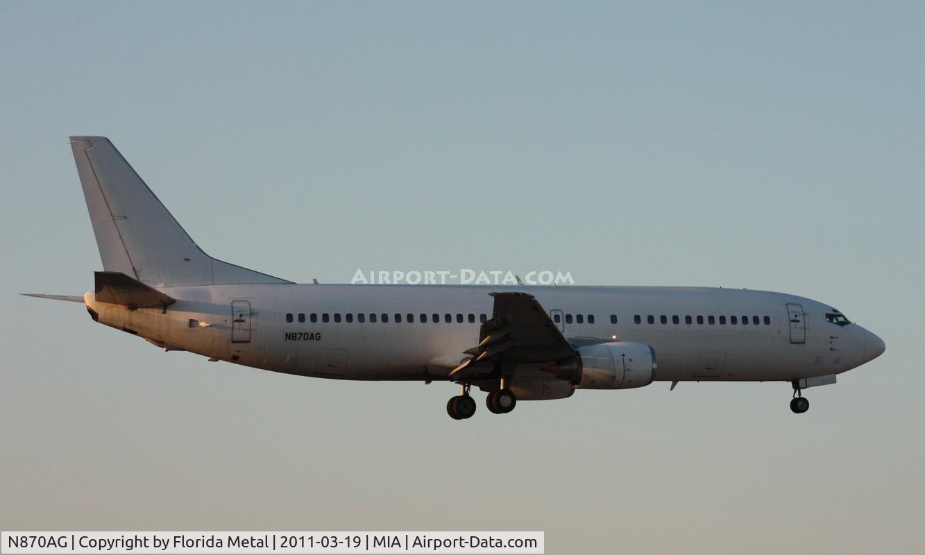 N870AG, 1988 Boeing 737-4Y0 C/N 23870, Sky King 737-400