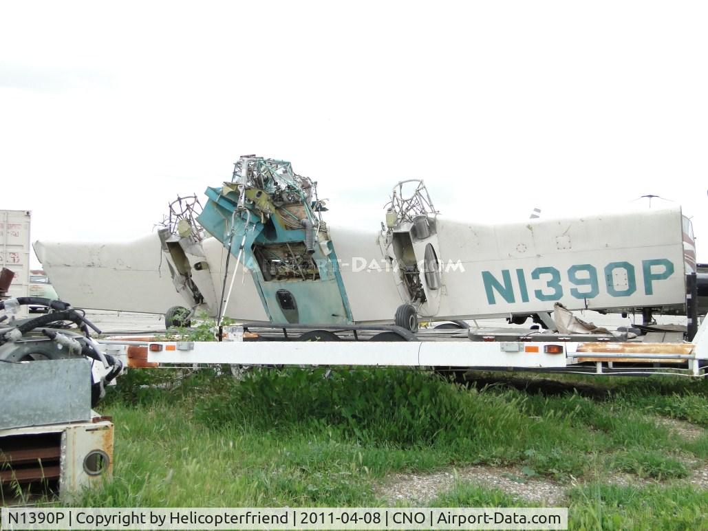 N1390P, 1956 Piper PA-23 C/N 23-440, Not much of the ship left