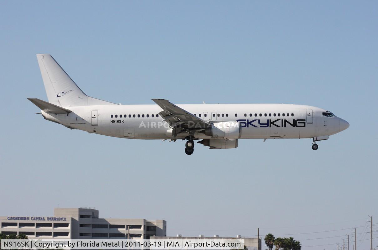 N916SK, 1991 Boeing 737-4Q8 C/N 24706, Sky King 737-400