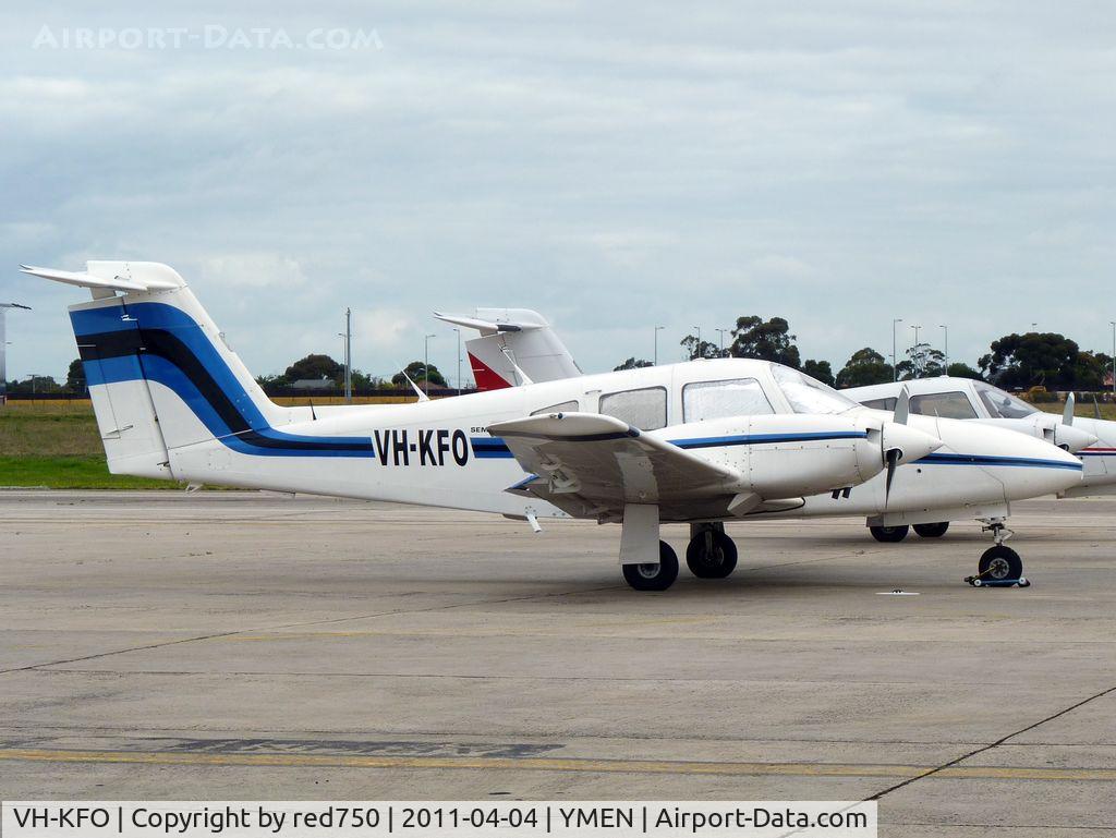 VH-KFO, 1979 Piper PA-44-180 Seminole C/N 44-7995208, Piper Seminole Kilo Foxtrot Oscar at Essendon