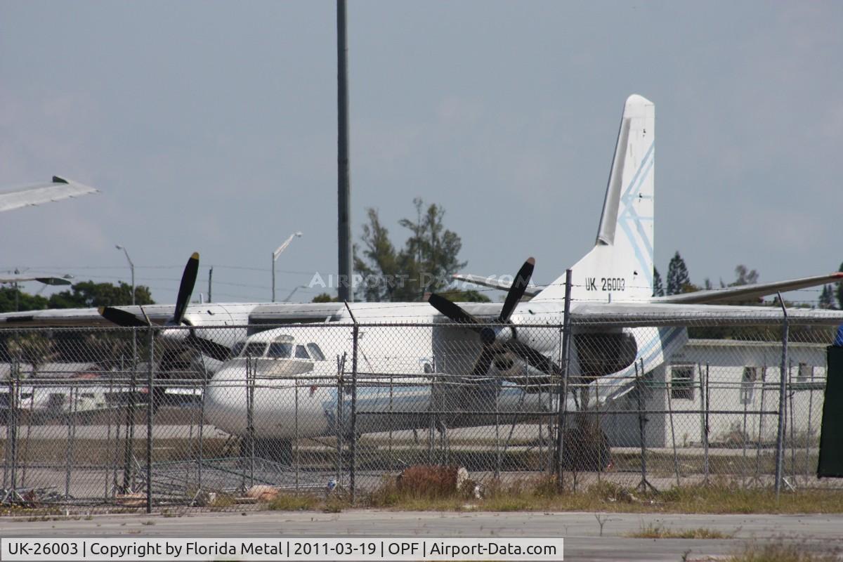 UK-26003, 1980 Antonov An-26B C/N 97310406, Avia Leasing Antonov AN-26