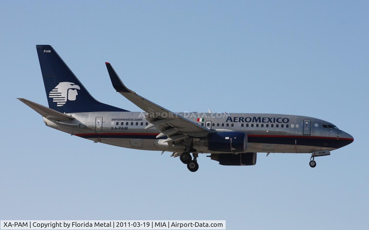 XA-PAM, 2005 Boeing 737-752 C/N 34293, Aero Mexico 737-700