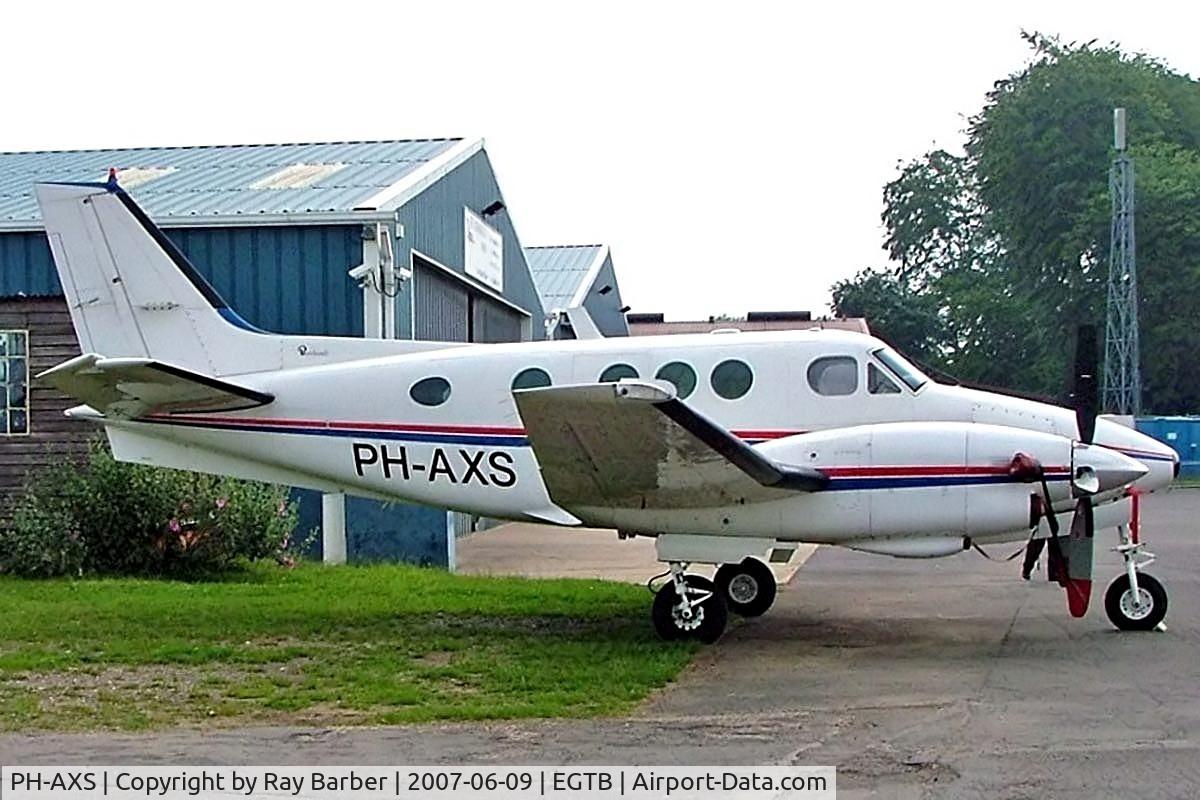PH-AXS, 1978 Beech E90 King Air C/N LW-297, Beech E90 King Air [LW-297] Booker 09/06/2007