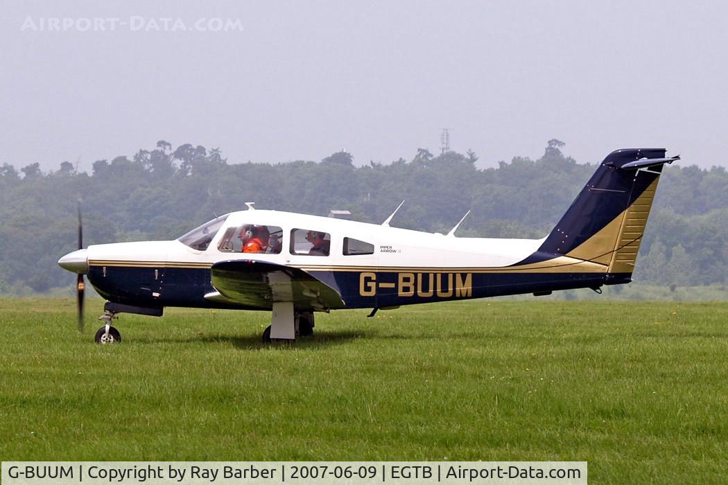 G-BUUM, 1979 Piper PA-28RT-201 Arrow IV C/N 28R-7918090, Piper PA-28RT-201 Arrow IV [28R-7918090] Booker~G 09/06/2007.