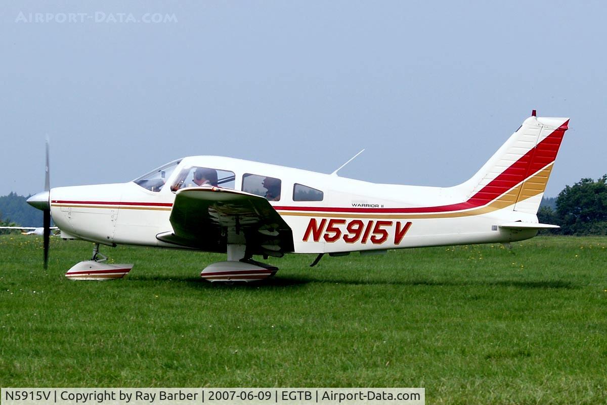 N5915V, 1977 Piper PA-28-161 Cherokee Warrior II C/N 28-7716215, Piper PA-28-161 Cherokee Warrior II [28-7716215] Booker~G 09/06/2007.