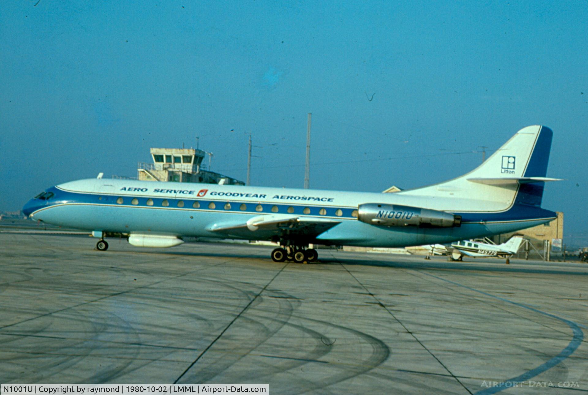 N1001U, 1961 Sud Aviation SE-210 Caravelle VI-R C/N 86, Caravelle N1001U Goodyear