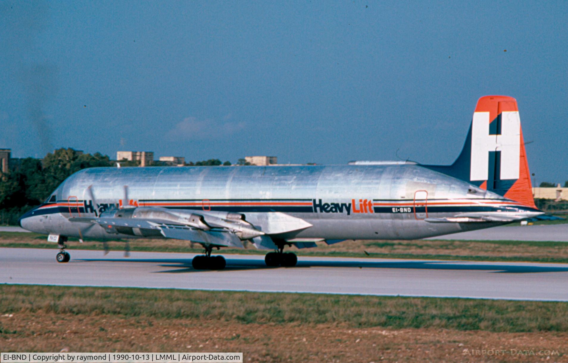 EI-BND, 1969 Canadair CL-44-0 Skymonster C/N 16, CL44Skymonster EI-BND Heavylift Cargo