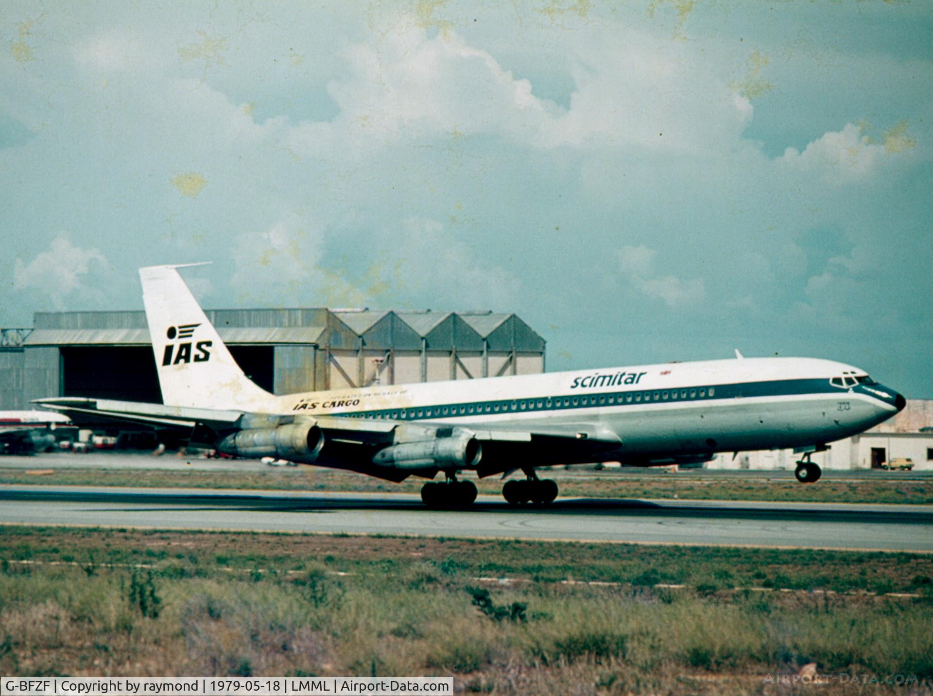 G-BFZF, 1964 Boeing 707-321C C/N 18718, B707 G-BFZF IAS Cargo