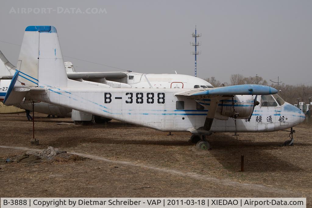 B-3888, 1984 Harbin Y-11 C/N 110304, Harbin Y11 China Civil Aviation Museum