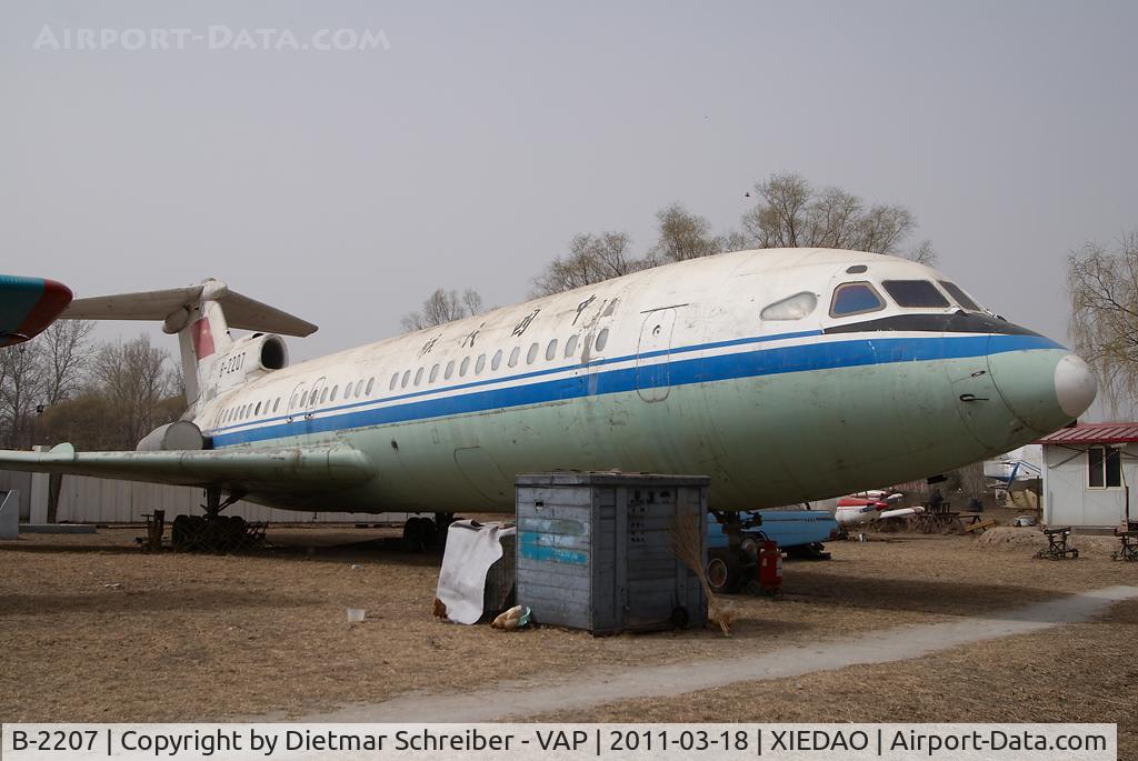 B-2207, 1977 Hawker Siddeley HS-121 Trident 2E C/N 2182, CAAC Trident China Civil Aviation Museum