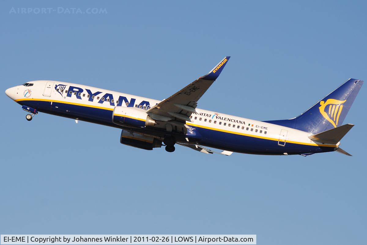 EI-EME, 2010 Boeing 737-8AS C/N 35029, Ryanair B737