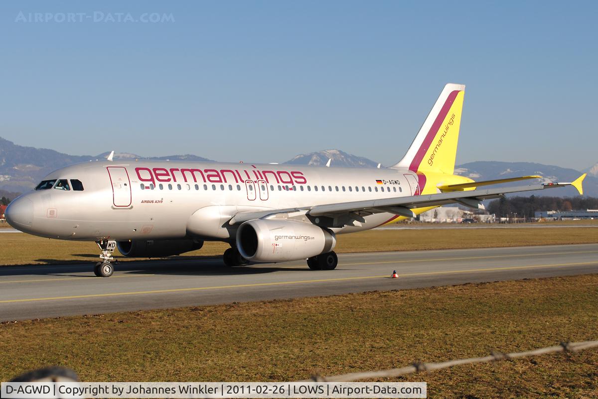 D-AGWD, 2007 Airbus A319-132 C/N 3011, Germanwings A319